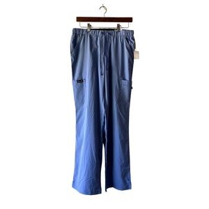NWT Koi basics light‎ blue scrub pants size S